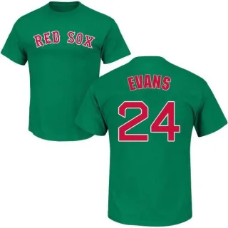 Dwight Evans Boston Red Sox St. Patrick's Day Name & Number T-Shirt - Green