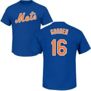 Dwight Gooden New York Mets Name & Number T-Shirt - Royal