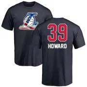 Dwight Howard Los Angeles Lakers Navy Name and Number Banner Wave T-Shirt