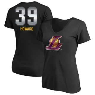 Dwight Howard Women's Los Angeles Lakers Black Midnight Mascot T-Shirt