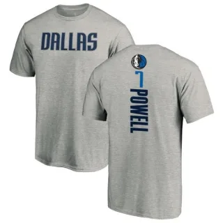 Dwight Powell Dallas Mavericks Ash Backer T-Shirt