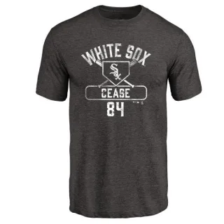 Dylan Cease Chicago White Sox Base Runner Tri-Blend T-Shirt - Black