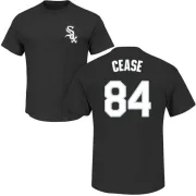 Dylan Cease Chicago White Sox Name & Number T-Shirt - Black