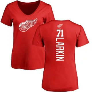 Dylan Larkin Women's Detroit Red Wings Backer T-Shirt - Red