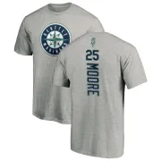 Dylan Moore Seattle Mariners Backer T-Shirt - Ash