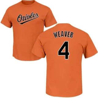 Earl Weaver Baltimore Orioles Name & Number T-Shirt - Orange