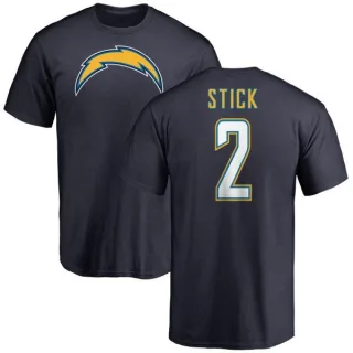 Easton Stick Los Angeles Chargers Name & Number T-Shirt - Navy
