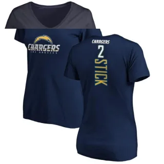 Easton Stick Women's Los Angeles Chargers Backer T-Shirt - Navy