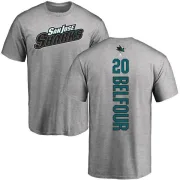 Ed Belfour San Jose Sharks Backer T-Shirt - Ash