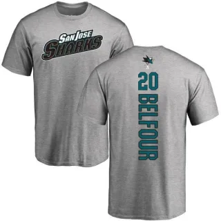 Ed Belfour San Jose Sharks Backer T-Shirt - Ash