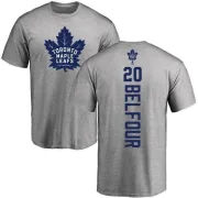 Ed Belfour Toronto Maple Leafs Backer T-Shirt - Ash