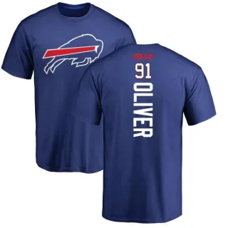 Ed Oliver Buffalo Bills Backer T-Shirt - Royal