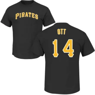 Ed Ott Pittsburgh Pirates Name & Number T-Shirt - Black