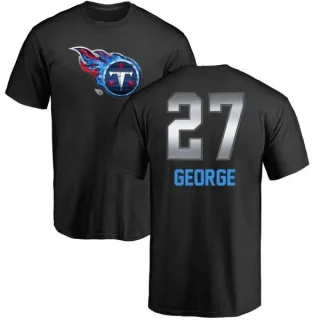 Eddie George Tennessee Titans Midnight Mascot T-Shirt - Black