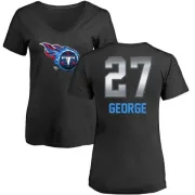 Eddie George Women's Tennessee Titans Midnight Mascot T-Shirt - Black