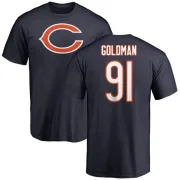 Eddie Goldman Chicago Bears Name & Number Logo T-Shirt - Navy