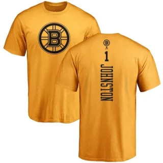 Eddie Johnston Boston Bruins One Color Backer T-Shirt - Gold