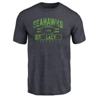 Eddie Lacy Seattle Seahawks Flanker Tri-Blend T-Shirt - Navy