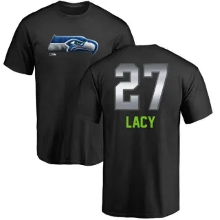 Eddie Lacy Seattle Seahawks Midnight Mascot T-Shirt - Black