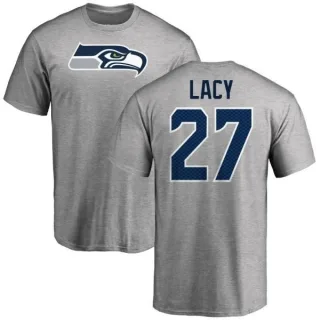 Eddie Lacy Seattle Seahawks Name & Number Logo T-Shirt - Ash