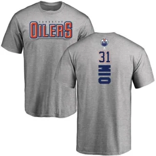 Eddie Mio Edmonton Oilers Backer T-Shirt - Ash