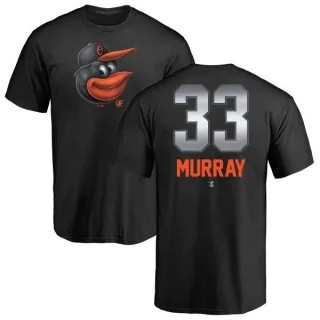 Eddie Murray Baltimore Orioles Midnight Mascot T-Shirt - Black