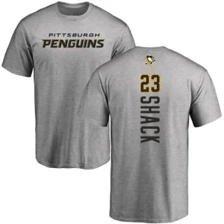 Eddie Shack Pittsburgh Penguins Backer T-Shirt - Ash