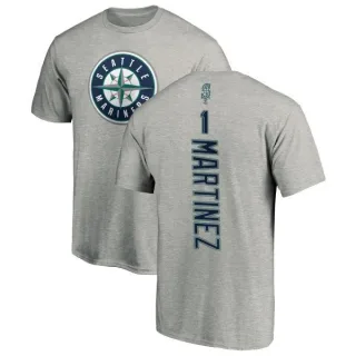 Edgar Martinez Seattle Mariners Backer T-Shirt - Ash