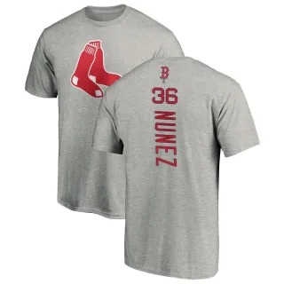 Eduardo Nunez Boston Red Sox Backer T-Shirt - Ash