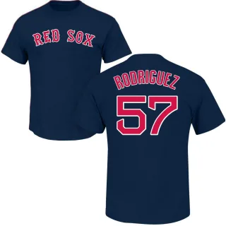 Eduardo Rodriguez Boston Red Sox Name & Number T-Shirt - Navy