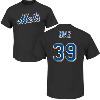 Edwin Diaz New York Mets Name & Number T-Shirt - Black