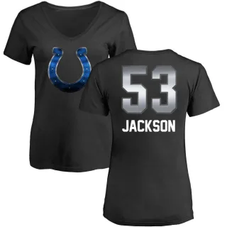 Edwin Jackson Women's Indianapolis Colts Midnight Mascot T-Shirt - Black