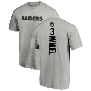 EJ Manuel Oakland Raiders Backer T-Shirt - Ash