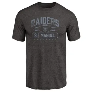 EJ Manuel Oakland Raiders Flanker Tri-Blend T-Shirt - Black