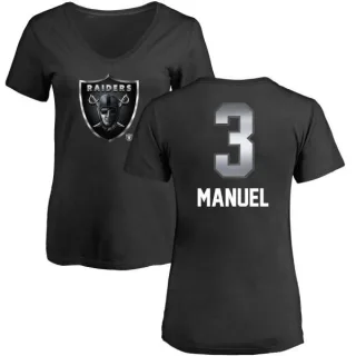 EJ Manuel Women's Oakland Raiders Midnight Mascot T-Shirt - Black