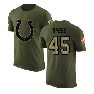 E.J. Speed Indianapolis Colts Olive Salute to Service Legend T-Shirt