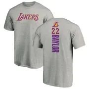 Elgin Baylor Los Angeles Lakers Ash Backer T-Shirt