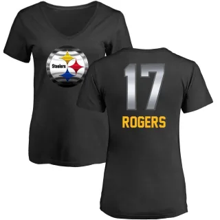 Eli Rogers Women's Pittsburgh Steelers Midnight Mascot T-Shirt - Black