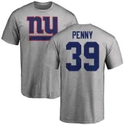 Elijhaa Penny New York Giants Name & Number Logo T-Shirt - Ash