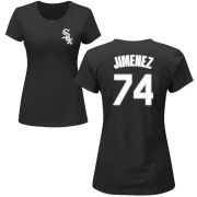 Eloy Jimenez Women's Chicago White Sox Name & Number T-Shirt - Black