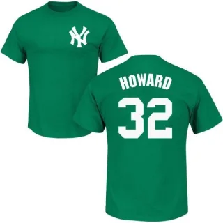 Elston Howard New York Yankees St. Patrick's Day Name & Number T-Shirt - Green