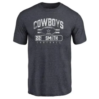 Emmitt Smith Dallas Cowboys Flanker Tri-Blend T-Shirt - Navy