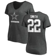 Emmitt Smith Women's Dallas Cowboys One Color T-Shirt - Ash