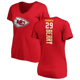 Eric Berry Women's Kansas City Chiefs Backer Slim Fit T-Shirt - Red