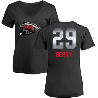 Eric Berry Women's Kansas City Chiefs Midnight Mascot T-Shirt - Black