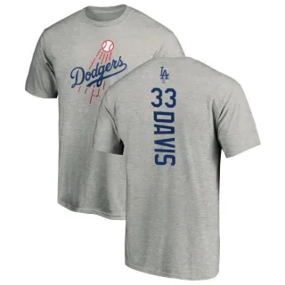 Eric Davis Los Angeles Dodgers Backer T-Shirt - Ash