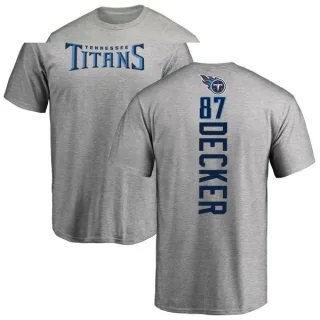 Eric Decker Tennessee Titans Backer T-Shirt - Ash