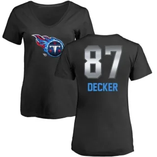 Eric Decker Women's Tennessee Titans Midnight Mascot T-Shirt - Black