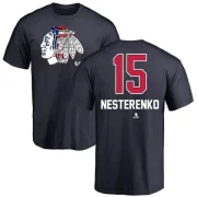 Eric Nesterenko Chicago Blackhawks Name and Number Banner Wave T-Shirt - Navy