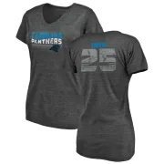 Eric Reid Women's Carolina Panthers Retro Tri-Blend V-Neck T-Shirt - Black